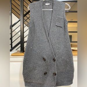 Brunello Cucinelli Cashmere & Silk-Blend Sequined Vest